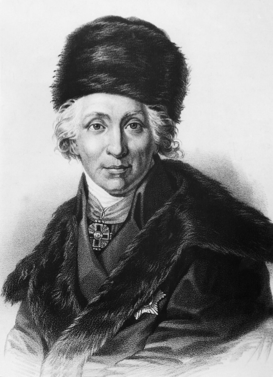 Gavril Romanovič Derzhavin (1743-1816), slavný ruský básník a patriot. od Unknown