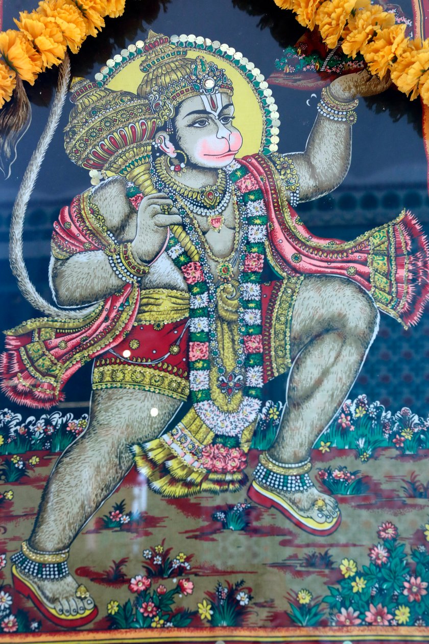 Hanuman, chrám Sri Thendayuthapani, Ho Či Minovo město, Vietnam od Unknown