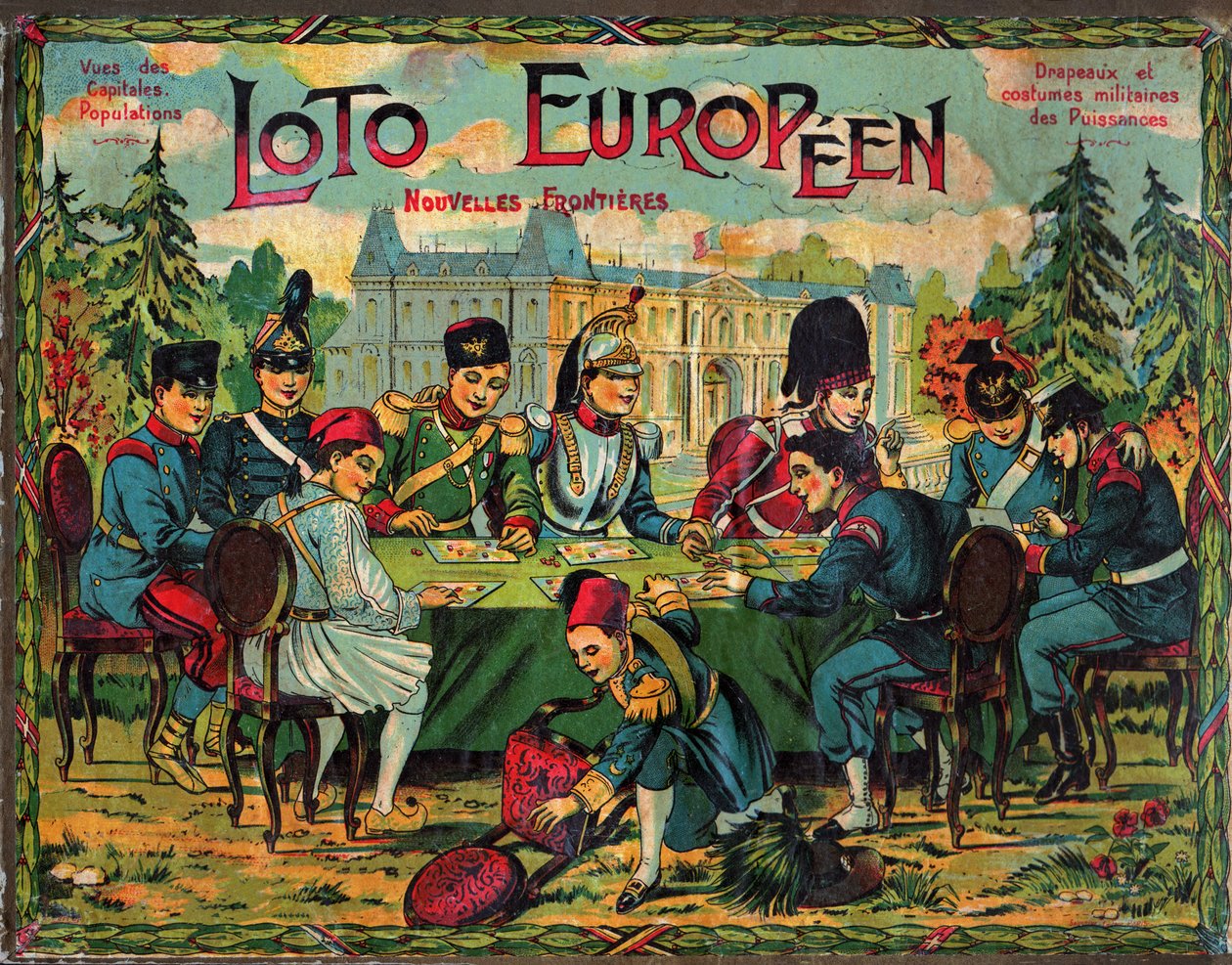 Jeu de Loto. Stolní hra Loto. od Unknown