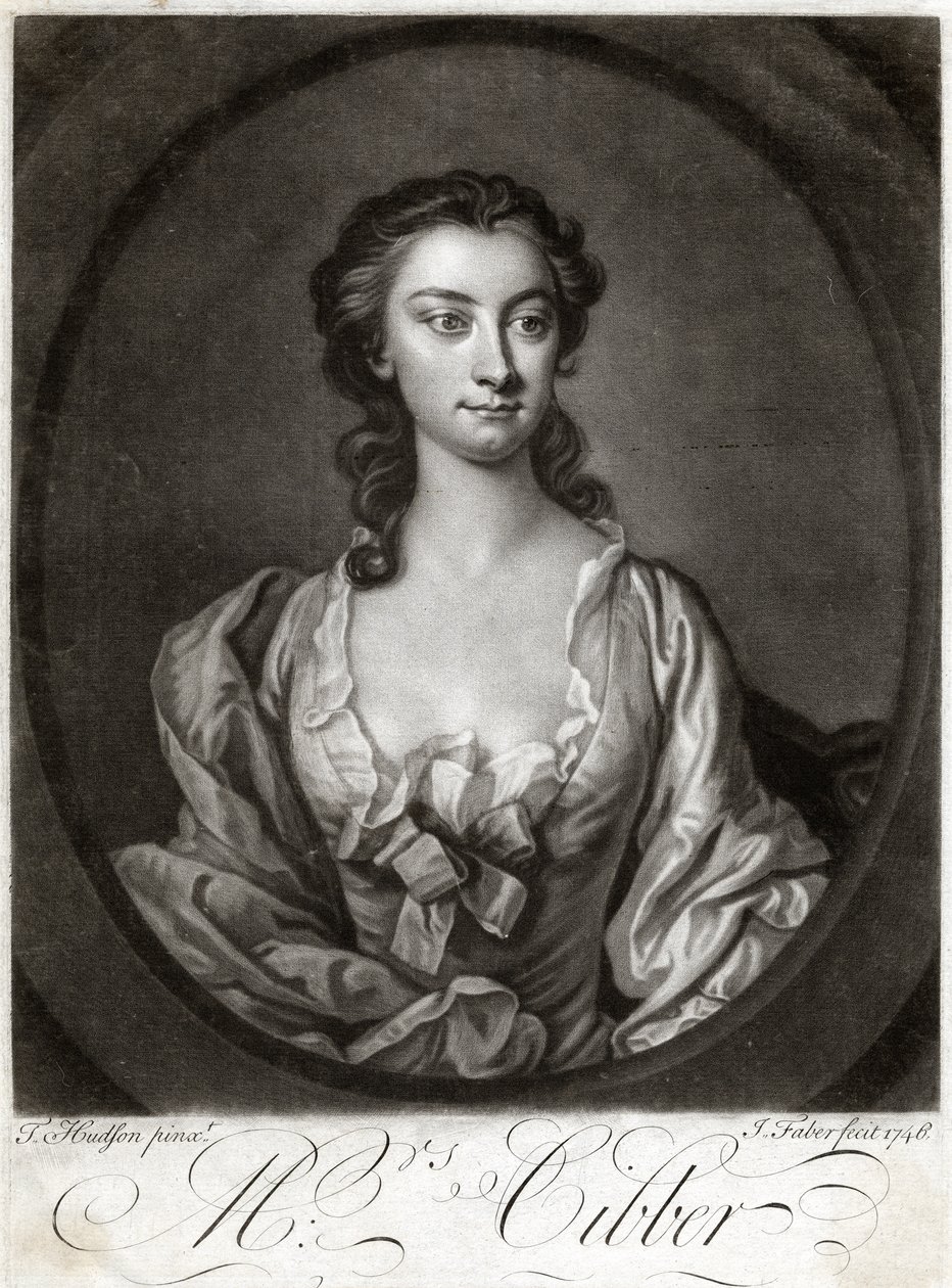 Paní Cibber (Susanna Maria), 1746. od Unknown