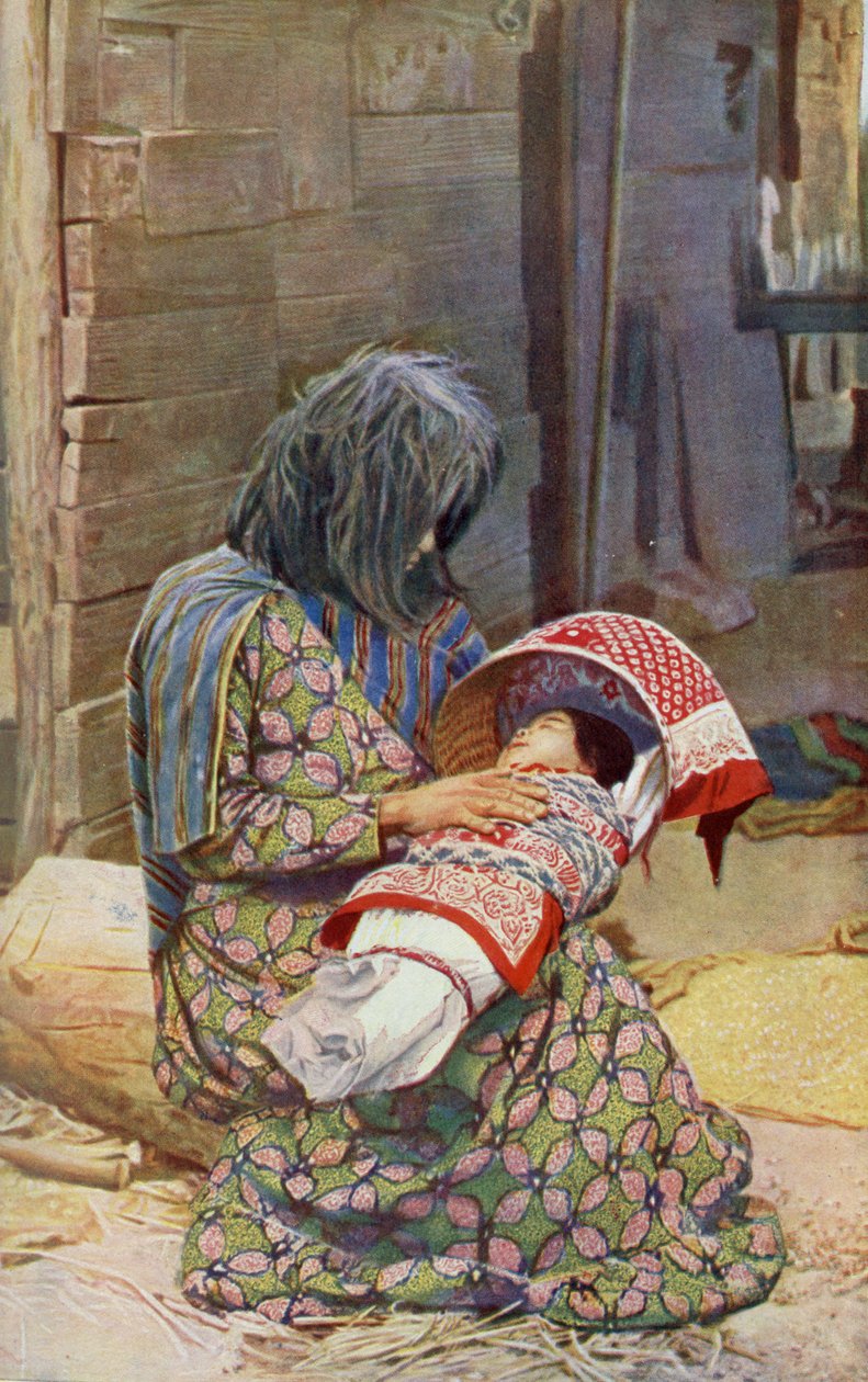 Severní Amerika. Přenosná postel kmene Yuma. 1920 od Unknown