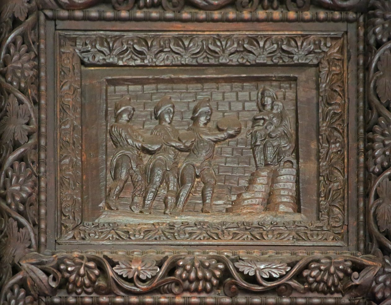 Panel ze dveří 5C: Klanění tří králů od Unknown