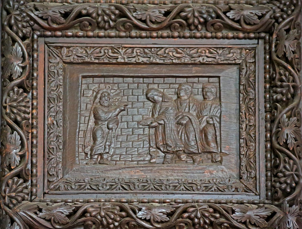 Panel od dveří 5C: vzkříšený Kristus se zjevuje svým učedníkům od Unknown
