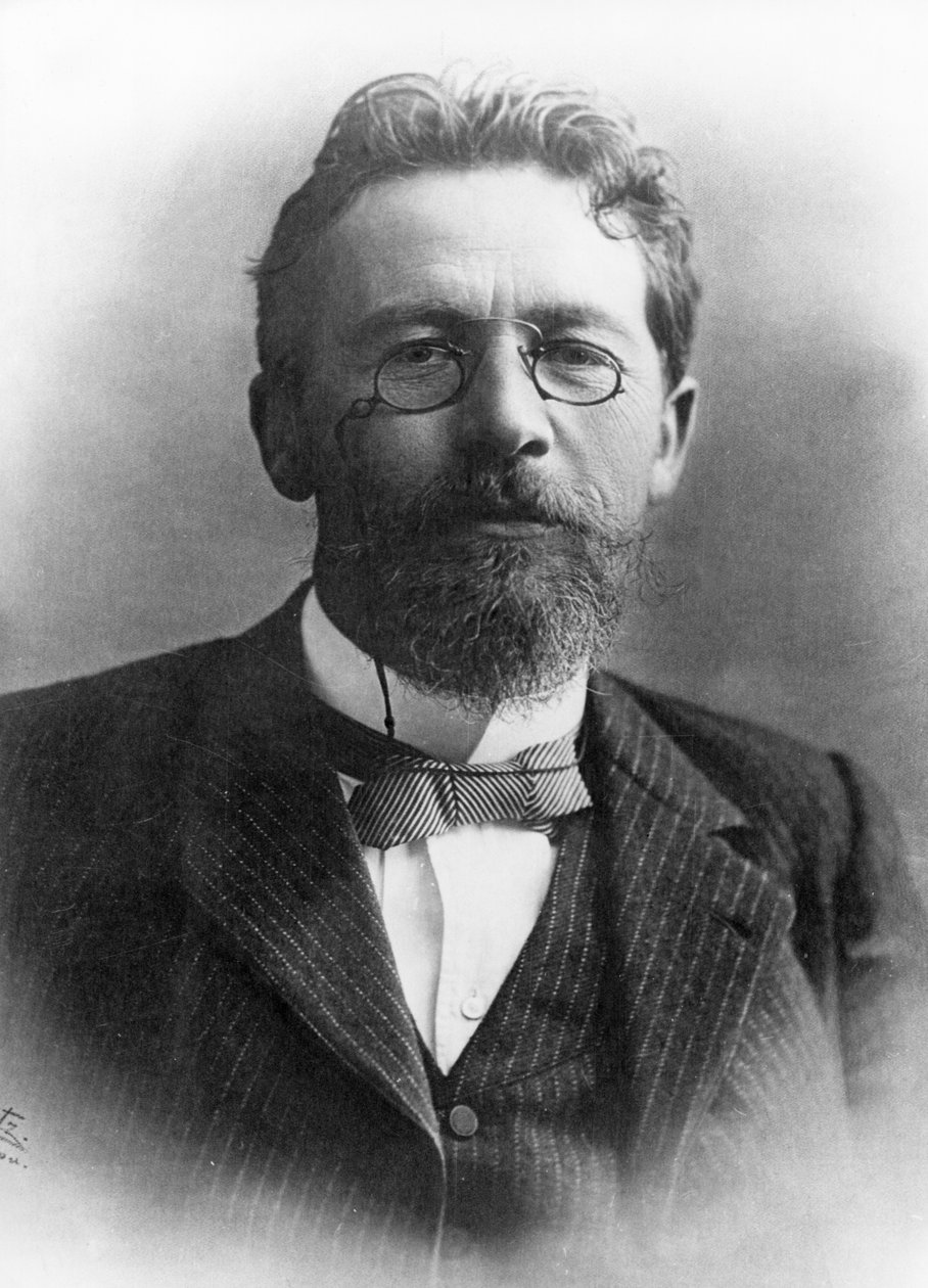 Portrét Antona Čechova, ruského autora a dramatika, 1900. od Unknown