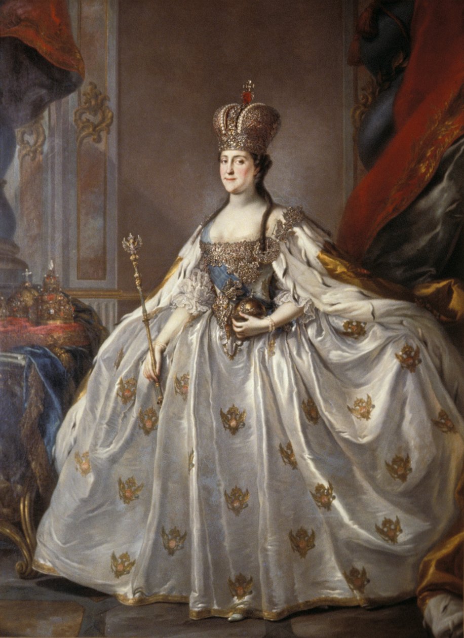 Portrét Kateřiny Veliké od Stefana Torelliho. od Unknown