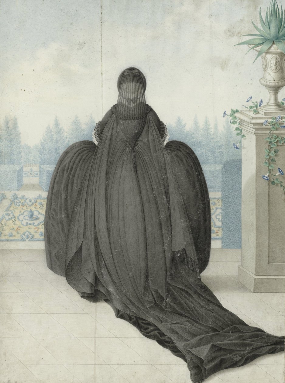 Portrét Marie Terezie Rakouské, asi 1765-80 (akvarel na papíře) od Unknown