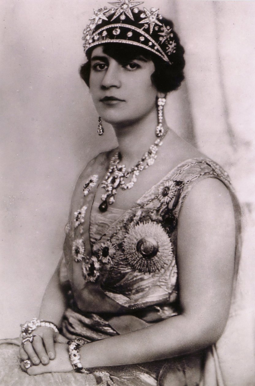 Portrét královny Sorayi Tarzi z Afghánistánu, kolem roku 1928 od Unknown
