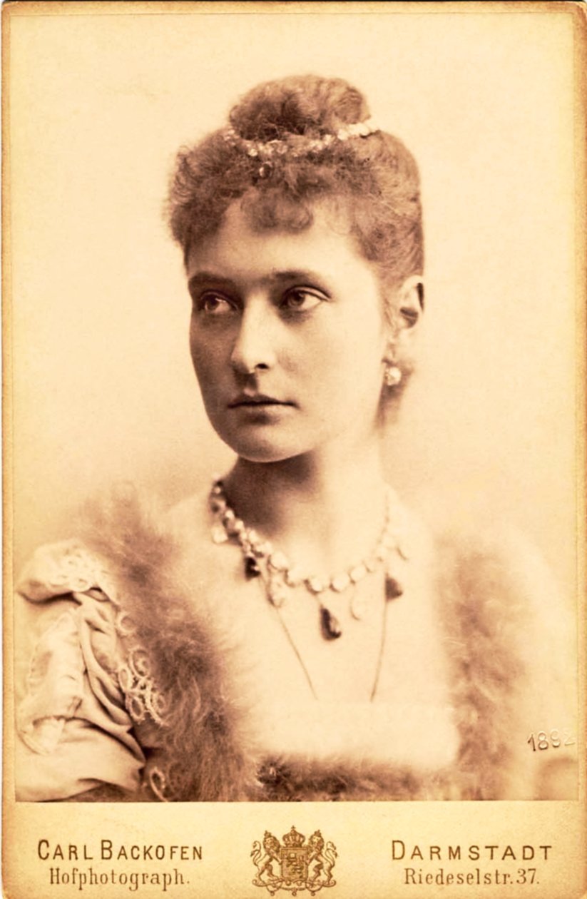 Ruská císařovna Alexandra Fjodorovna, 1892. od Unknown