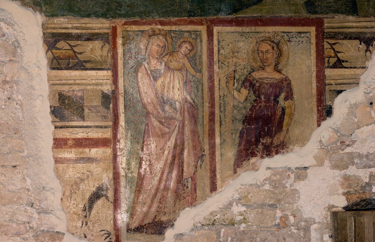 St. Maria in Piano church, Loreto Aprutino, Abruzzo, Itálie, od Unknown