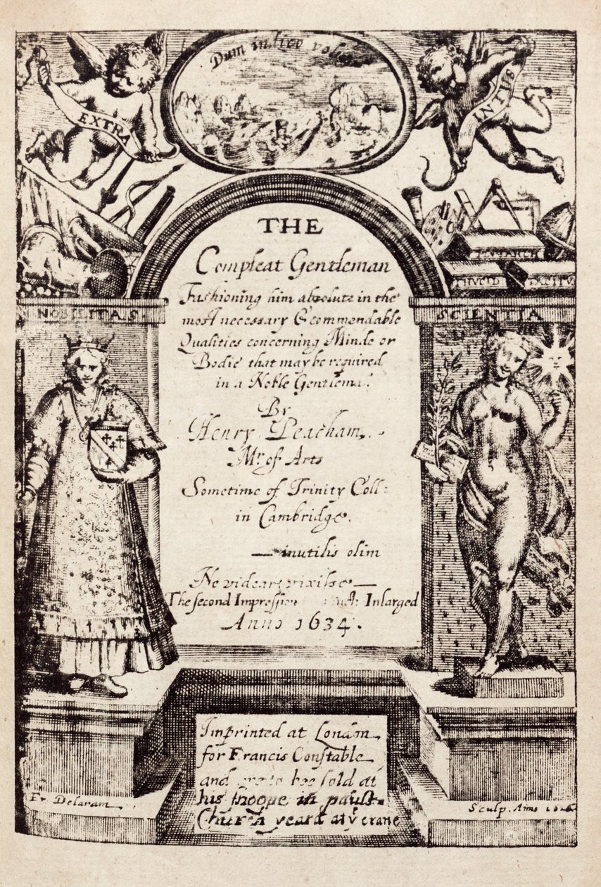 The Compleat Gentleman, Henry Peacham. od Unknown