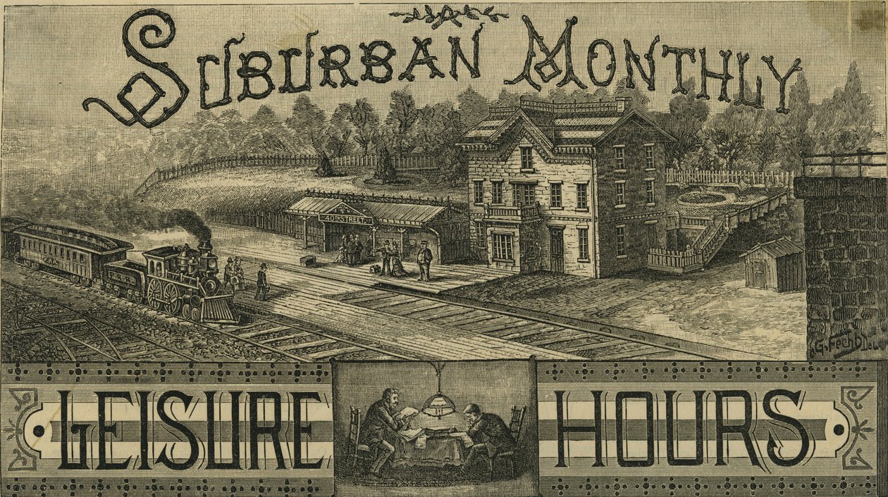 40th Street Station, Pen, Railroad, USA, 1886 od American School