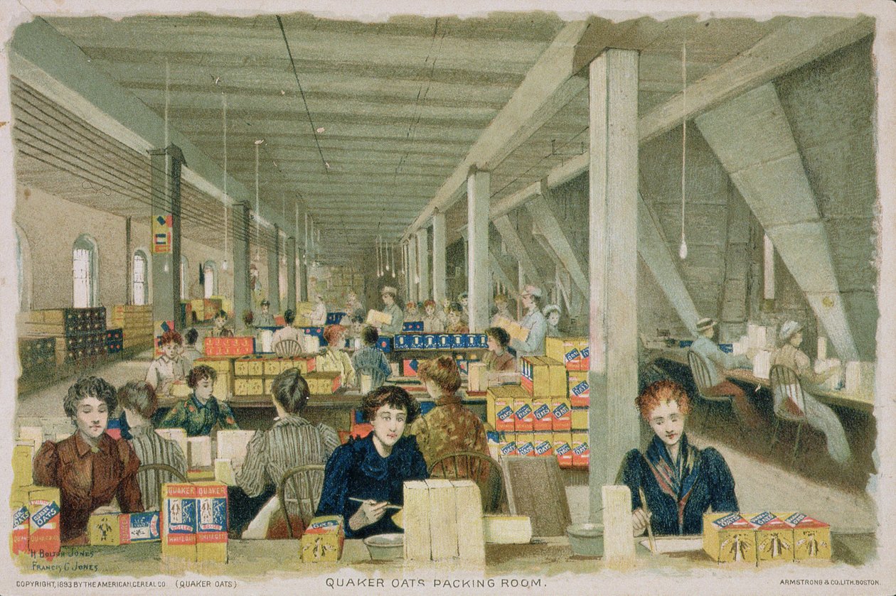 Balírna Quaker Oats, 1893 od American School