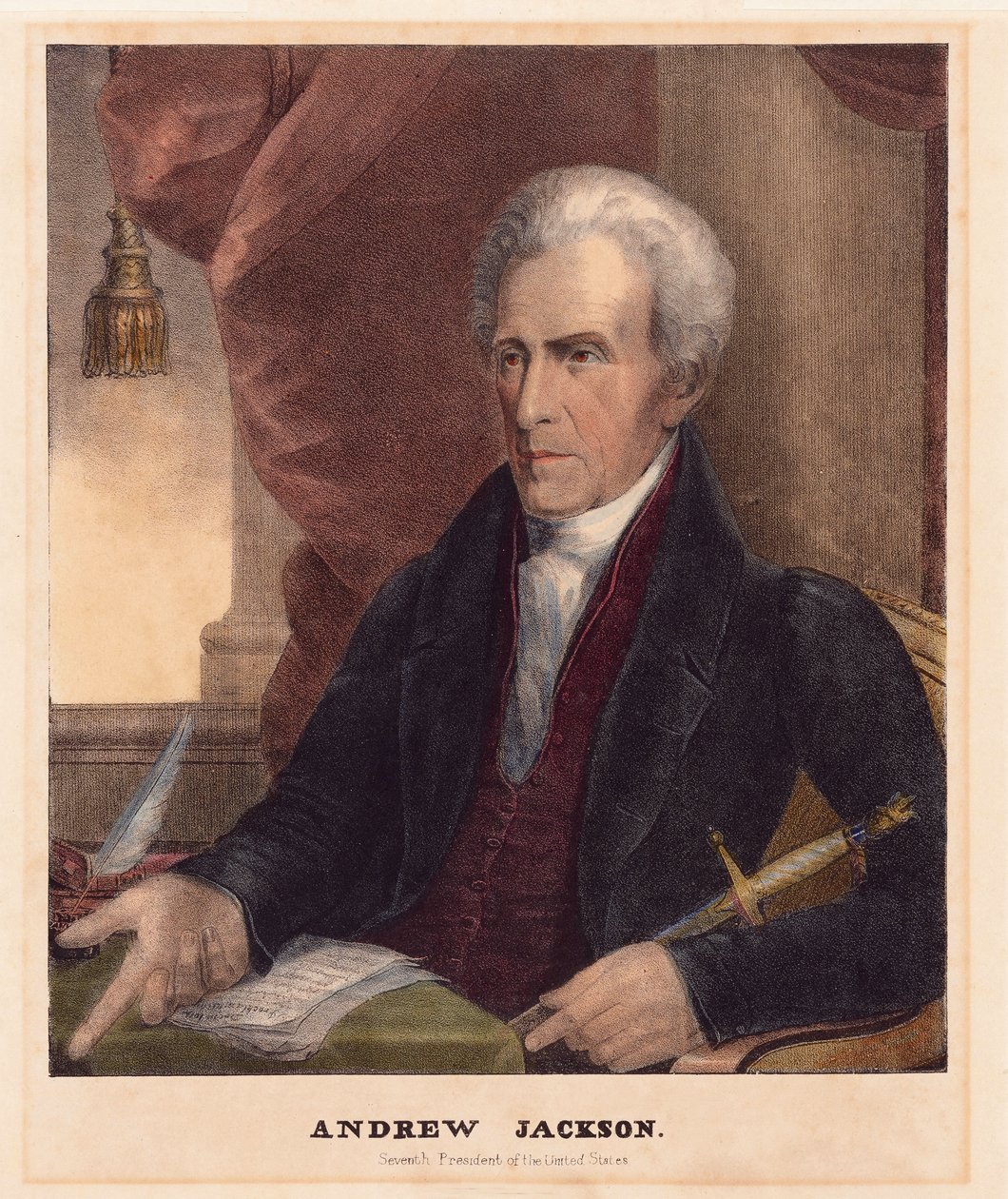 Andrew Jackson, hospoda. 1842 od American School