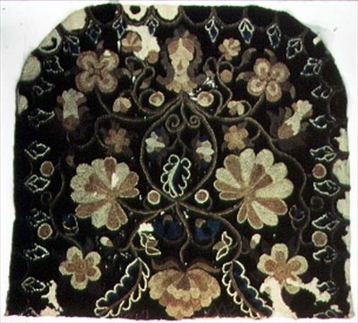 Koberec k posteli od Sary Watermanové, Norwich, New York, 1794 (textil) od American School