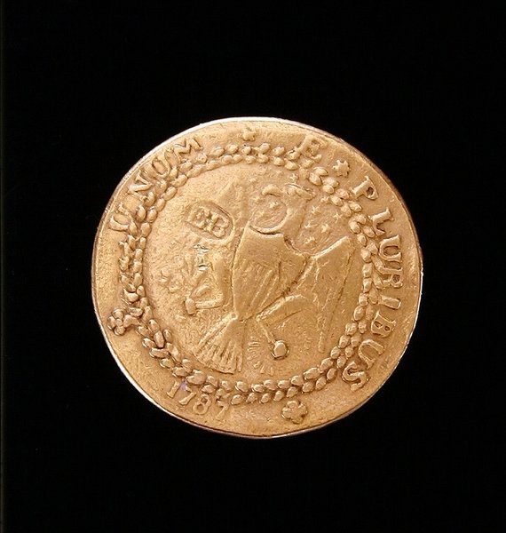 Brasher Doubloon, New York, 1787 (zlato) (viz také 343636) od American School