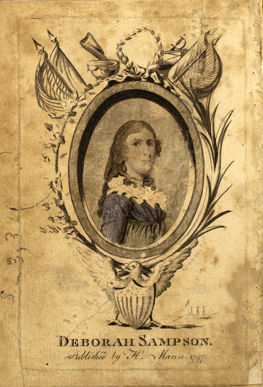 Portrét Deborah Sampson, 1797 od American School