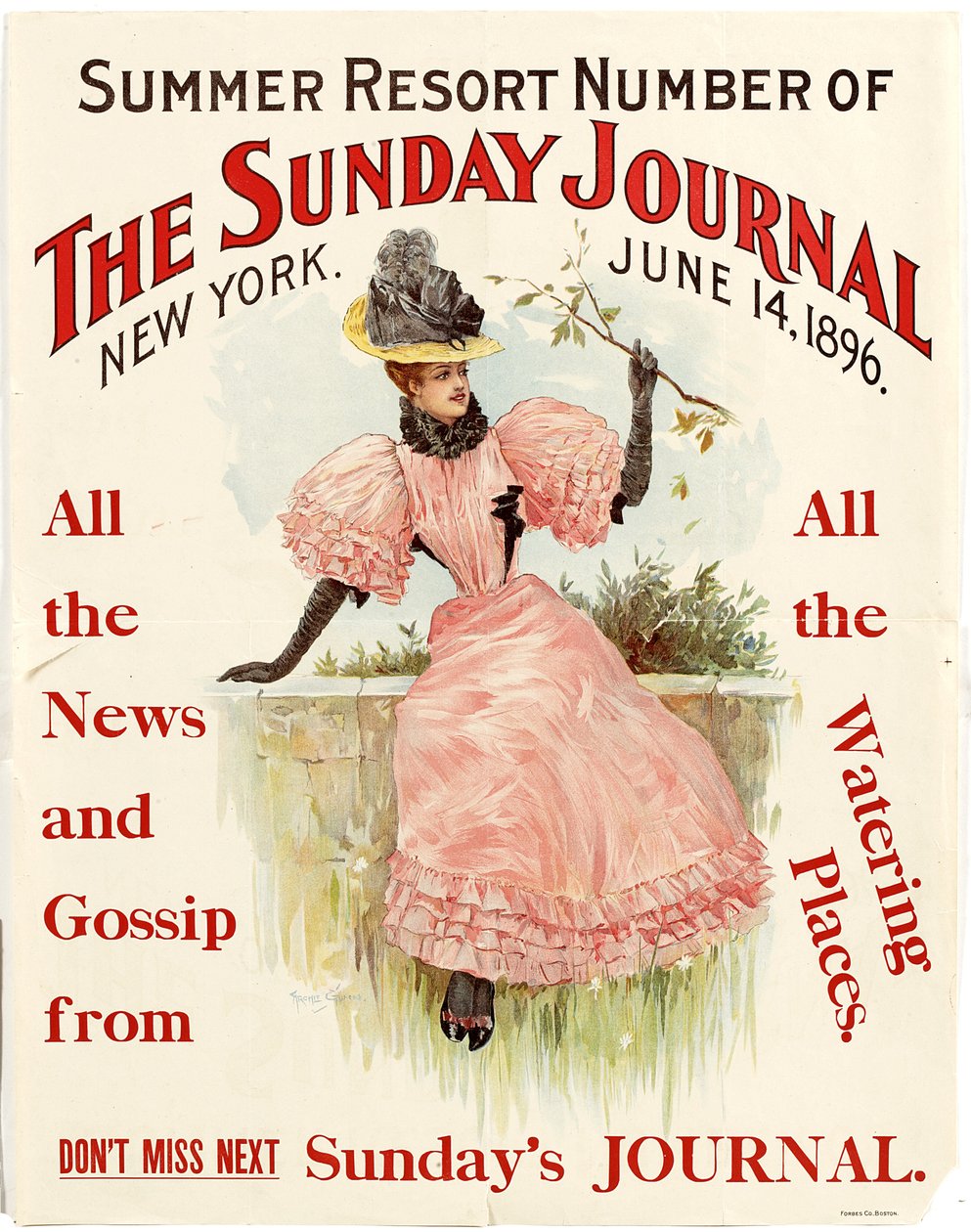 Summer Resort Number of The Sunday Journal, New York, 14. června 1896, 1896 (tisk) od American School