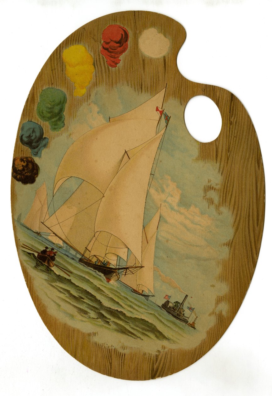 The Great Atlantic & Pacific Tea Company, největší dovozci a prodejci čajů a kávy na světě (vyřezávaná tištěná dřevěná paleta) od American School