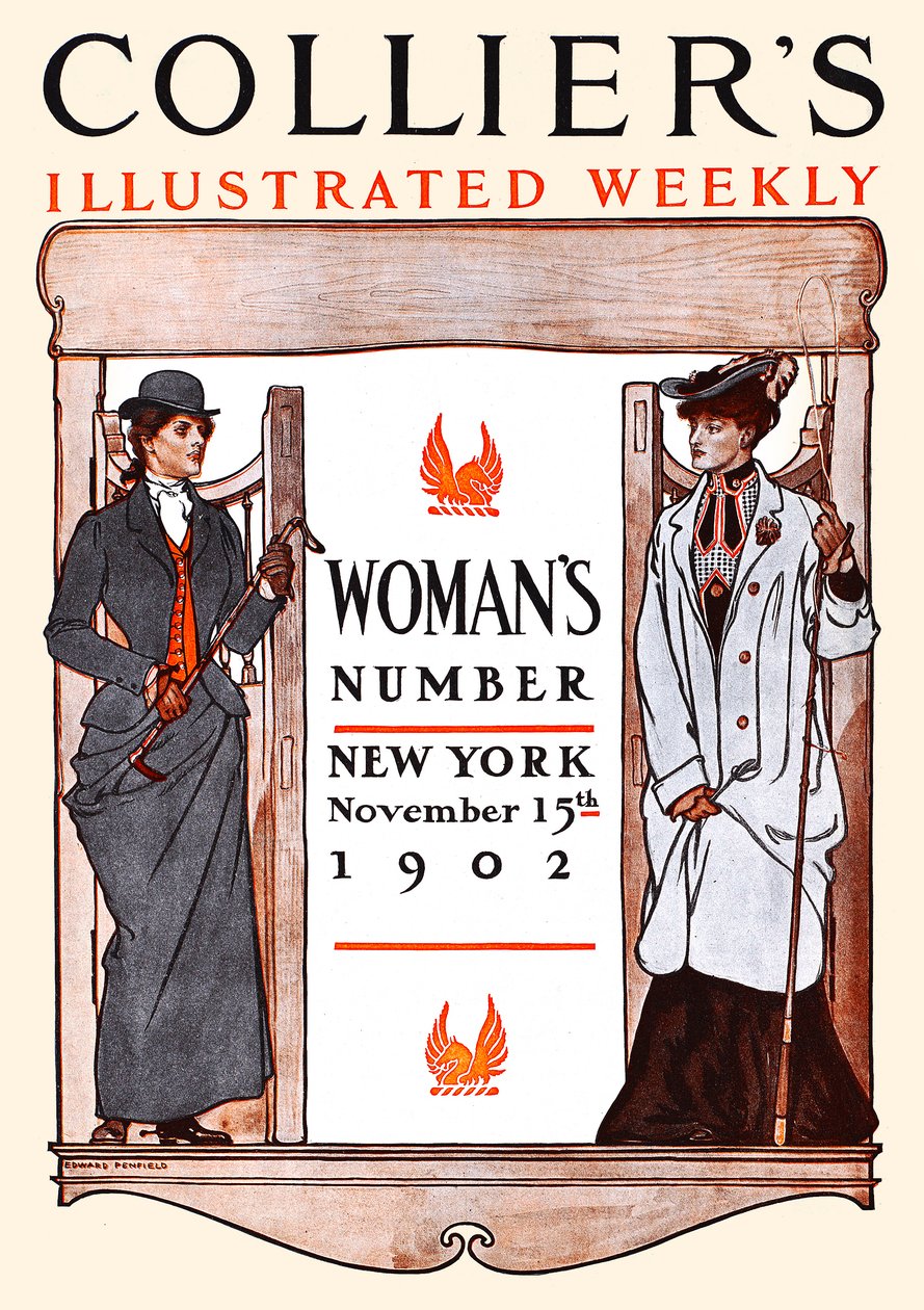 Dámské číslo New York, 1902 od American School
