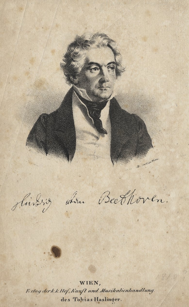 Ludwig von Beethoven, 1810 od Austrian School