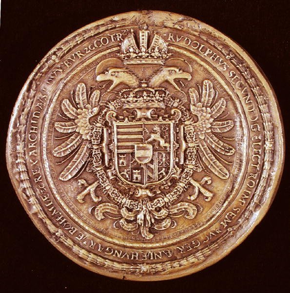Pečeť císaře Rudolfa II. (1552-1612) 1603 od Austrian School