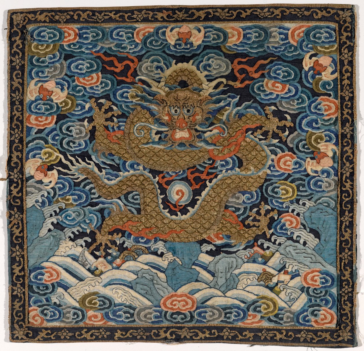 Mandarin Square (hedvábí a kovové nitě) od Chinese School