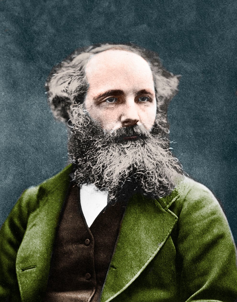 Portrét Jamese Clerka Maxwella (1831-1879), skotského fyzika od English Photographer
