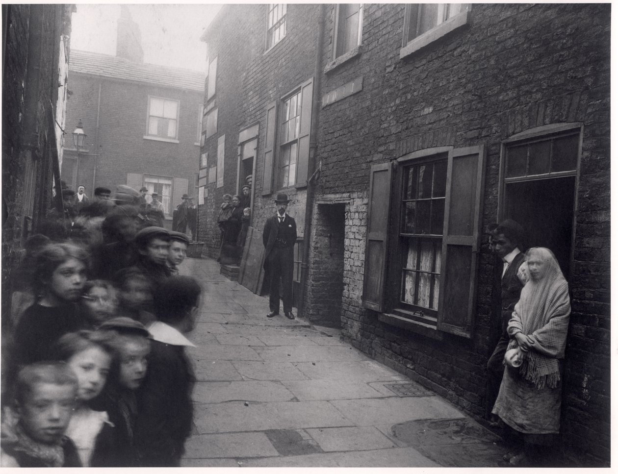 Sanitární inspektor, Leeds, 1899 od English Photographer