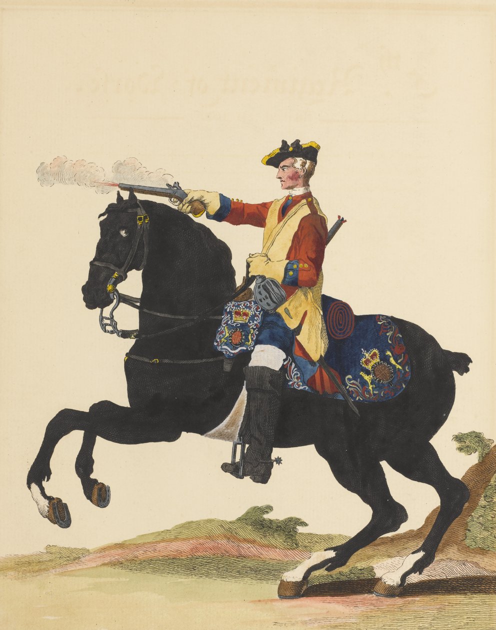 5. jízdní pluk, 1742 od English School
