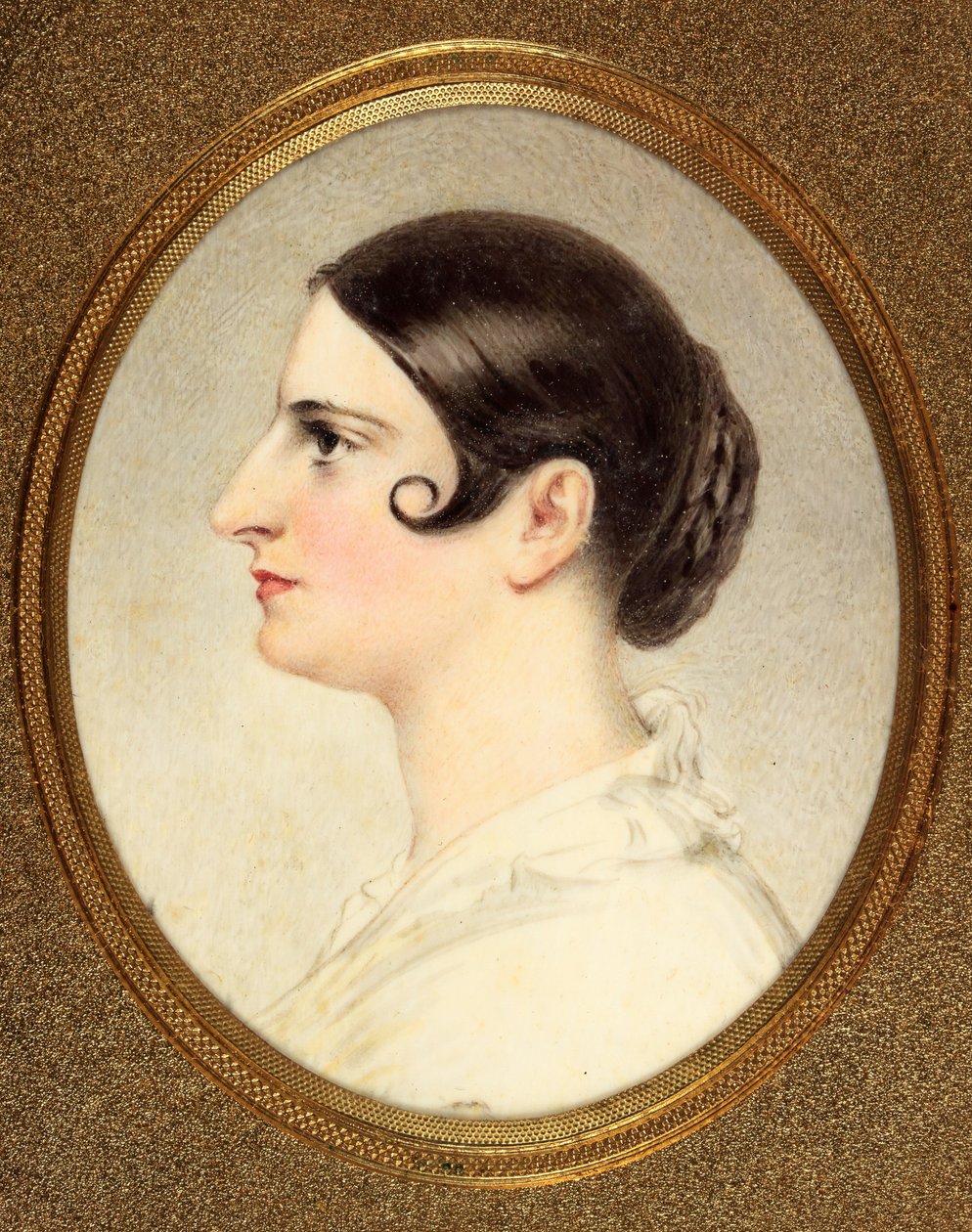 Adelaide Kemble, paní Sartoris (smalt) od English School
