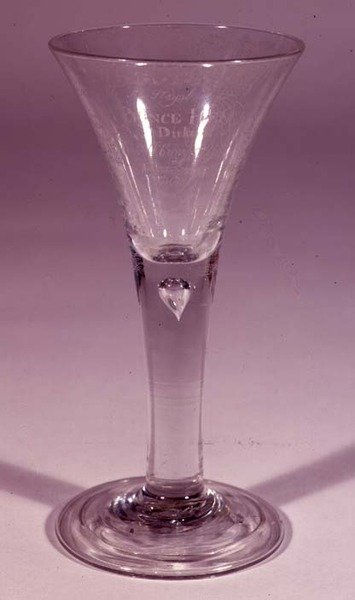 Amen glass, anglicky, c.1720 (sklo) od English School