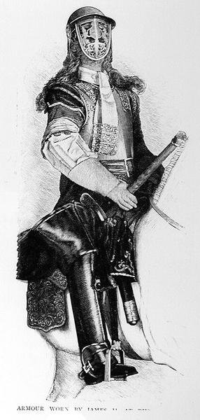Brnění nošené Jamesem II (1633-1701) od English School