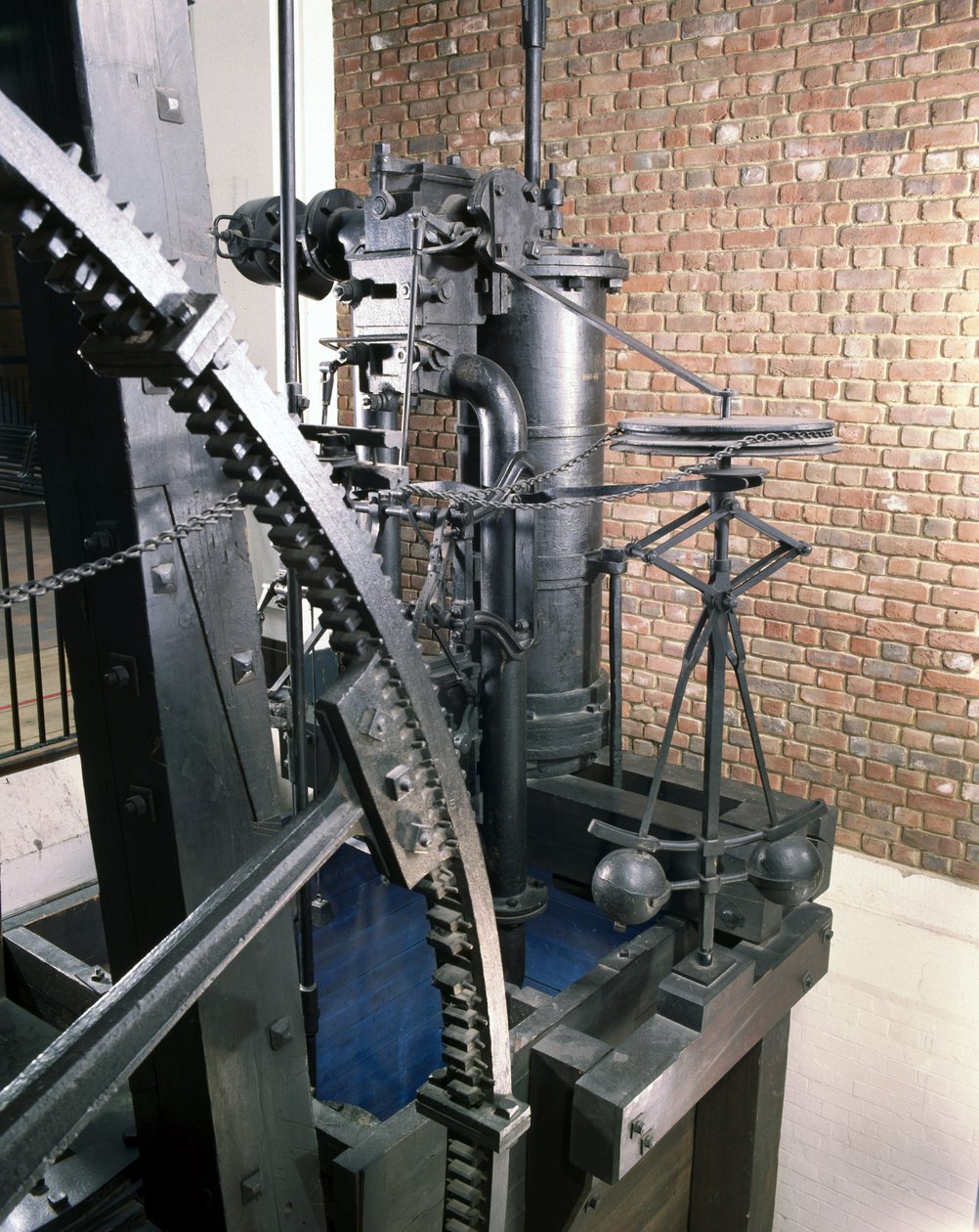 Boultonův a Wattův rotační motor, 1788 (kov) od English School