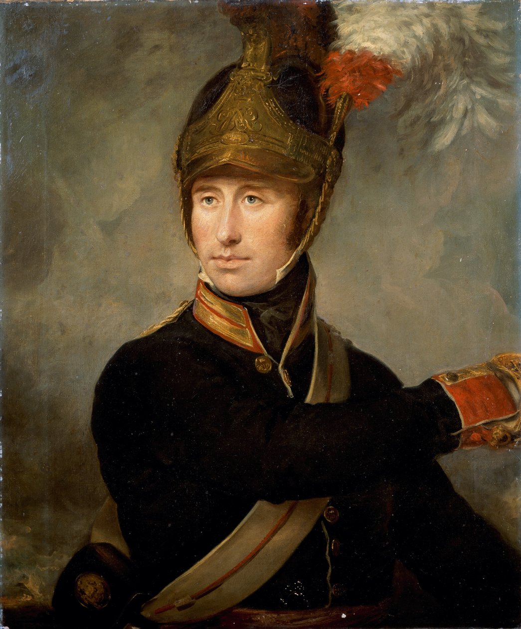 Kapitán William Tyrwhitt Drake, Royal Horse Guards, kolem roku 1815 od English School