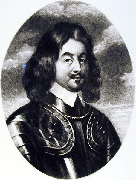 Charles Fleetwood († 1692) ilustrace z Portrétů postav slavných v britské historii, vyryté Robertem Dunkartonem (1744-c.1817) (mezzotinta) od English School
