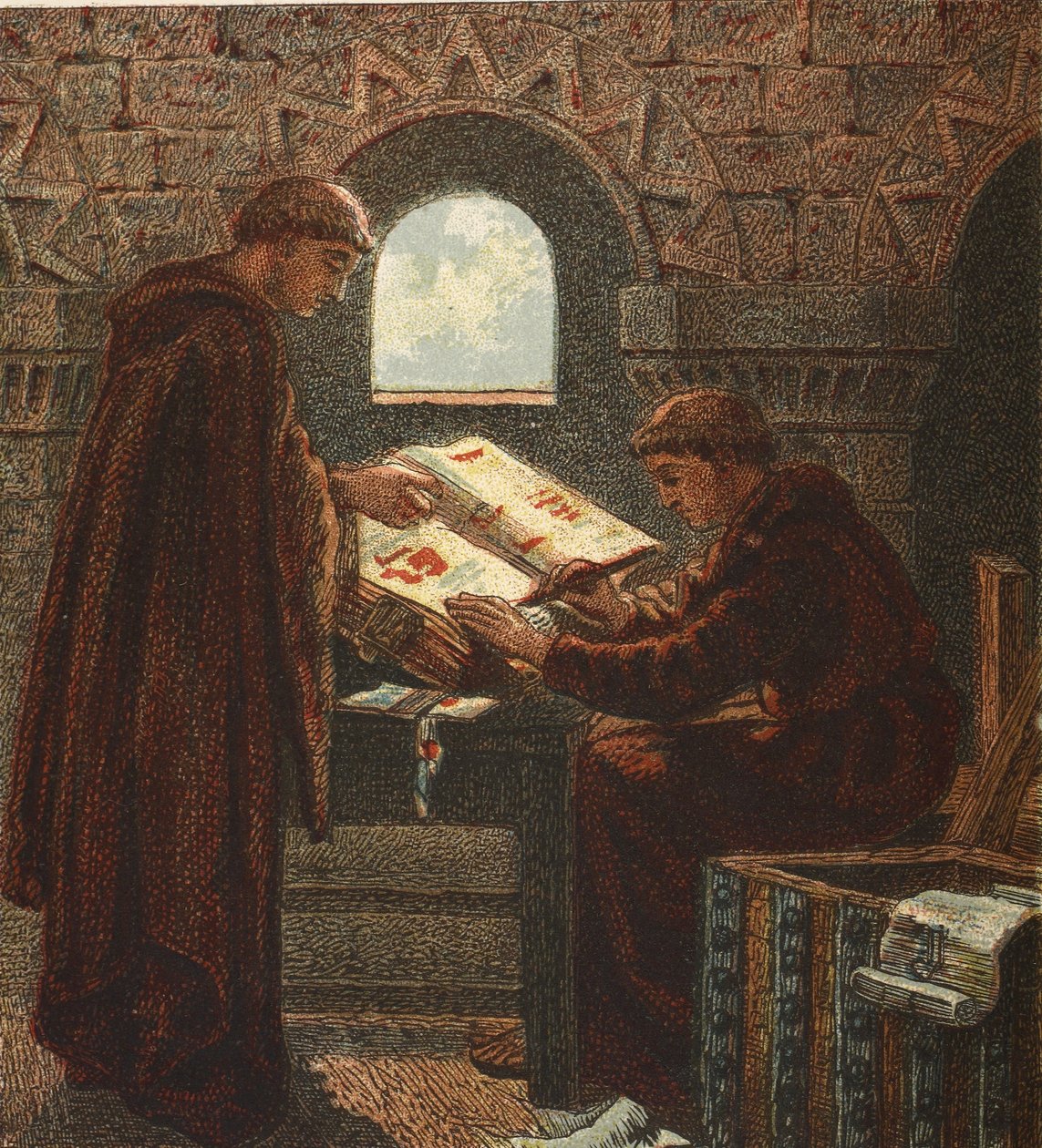 Domesday Book, hospoda. 1890 od English School