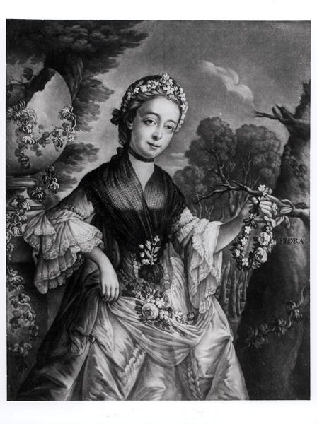 Elizabeth Chudleigh (1720-88) hraběnka z Bristolu a vévodkyně z Kingstonu od English School