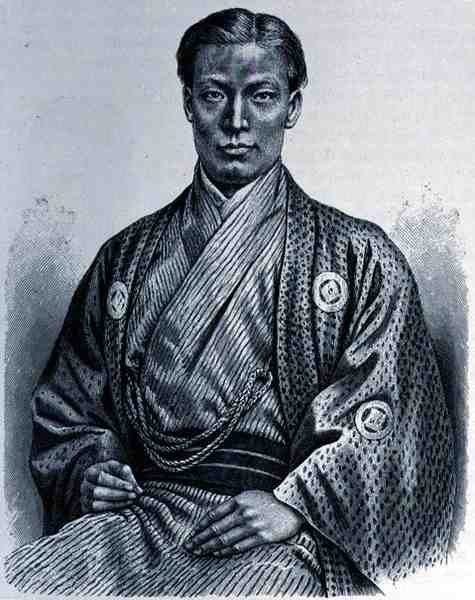 Japonský učenec, společník zesnulého Col. von Seibolda, z Dějiny lidstva, svazek III, od prof. Friedricha Ratzela, 1898 od English School
