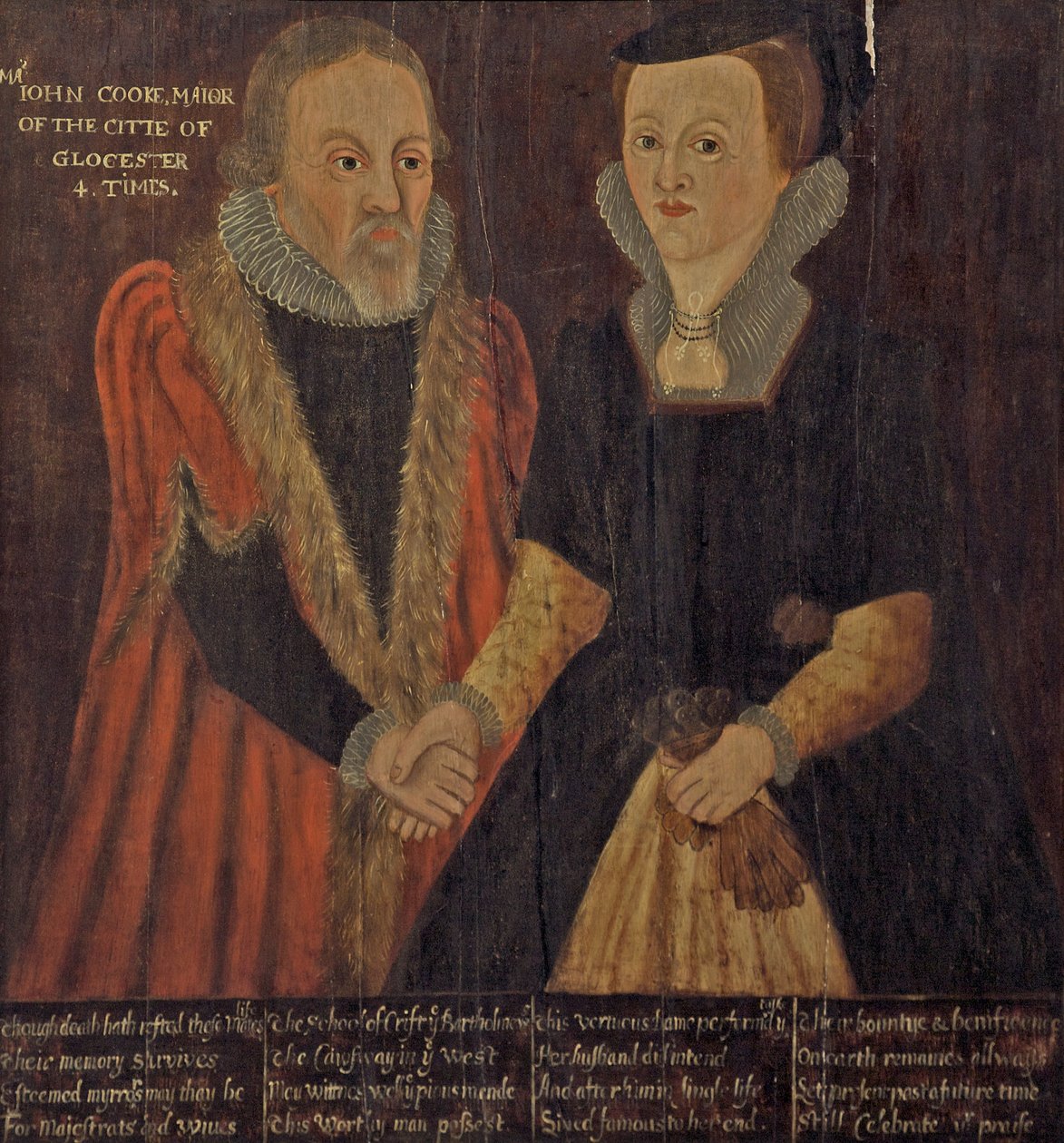 John a Joan Cookeovi, kolem roku 1605 od English School