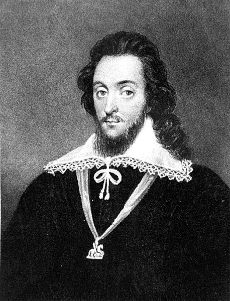 Portrét George Clifforda, třetího hraběte z Cumberlandu (1558-1605) vyrytý Richardem Earlomem (1743-1822) a Charlesem Turnerem (asi 1773-1857) z Illustrious Characters in British History (mezzotinta) (bw od English School