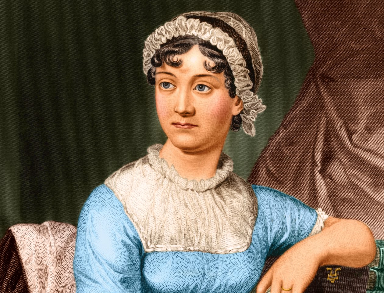 Portrét Jane Austenové od English School