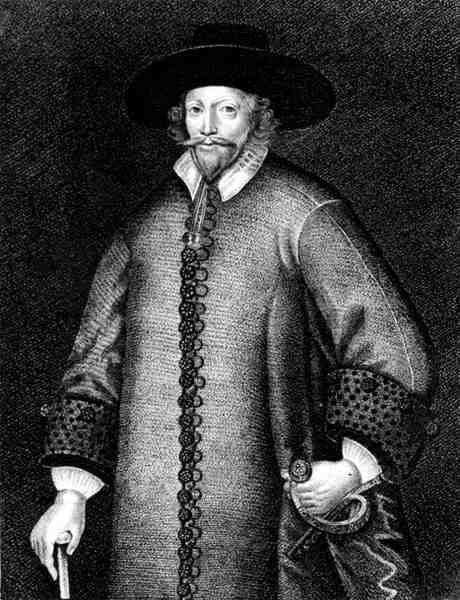 Portrét Johna Hollese, prvního hraběte z Clare (asi 1564-1637), vyrytý R. Clampem (fl. 1789-1798) od English School