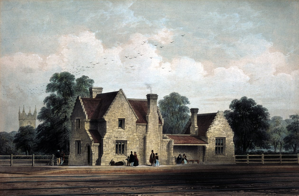 Shoreditch Great Eastern Metropolitan Station, 1864 od English School