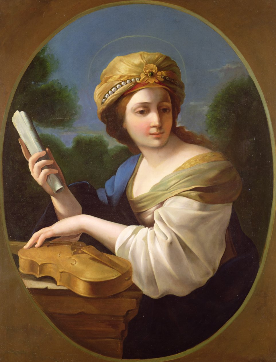 Svatý. Cecílie od English School