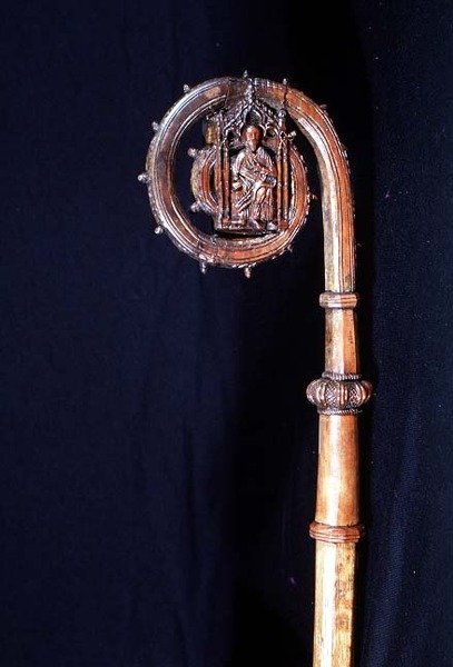 Serbroke Crozier, 1450 (dřevo) (viz také 44064) od English School