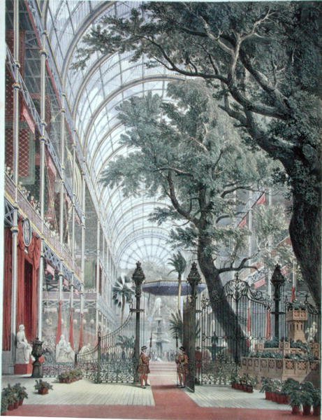 Čekání na královnu, z Dickinsonových komplexních obrázků Velké výstavy z roku 1851, publikovaných v roce 1854 (viz 194669) od English School