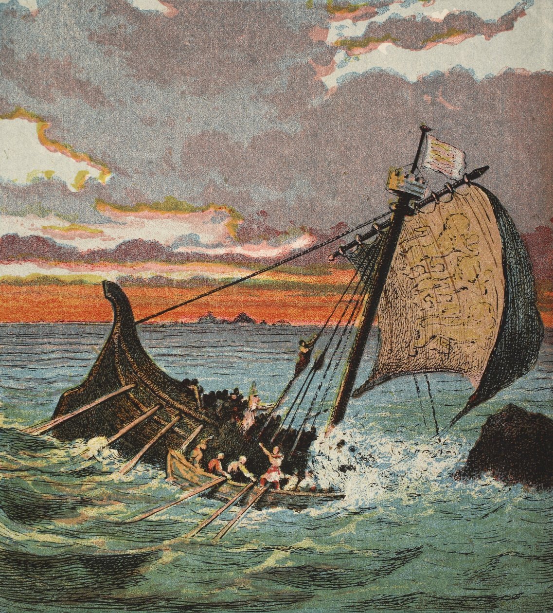 Vrak Bílé lodi, hospoda. 1890 od English School
