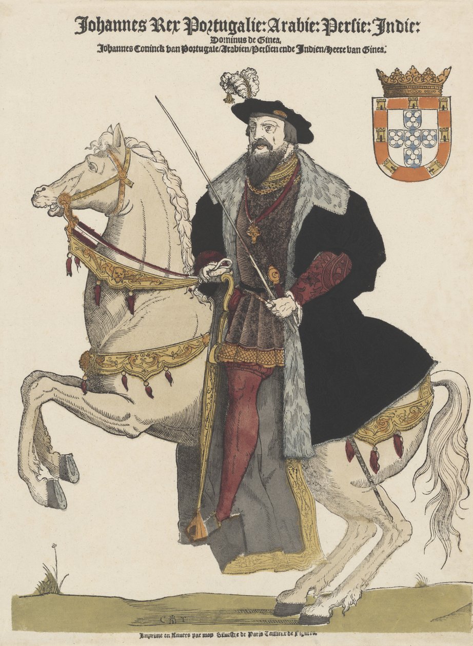 Jan III Portugalský (1502-1557), hospoda. 16. století od Flemish School