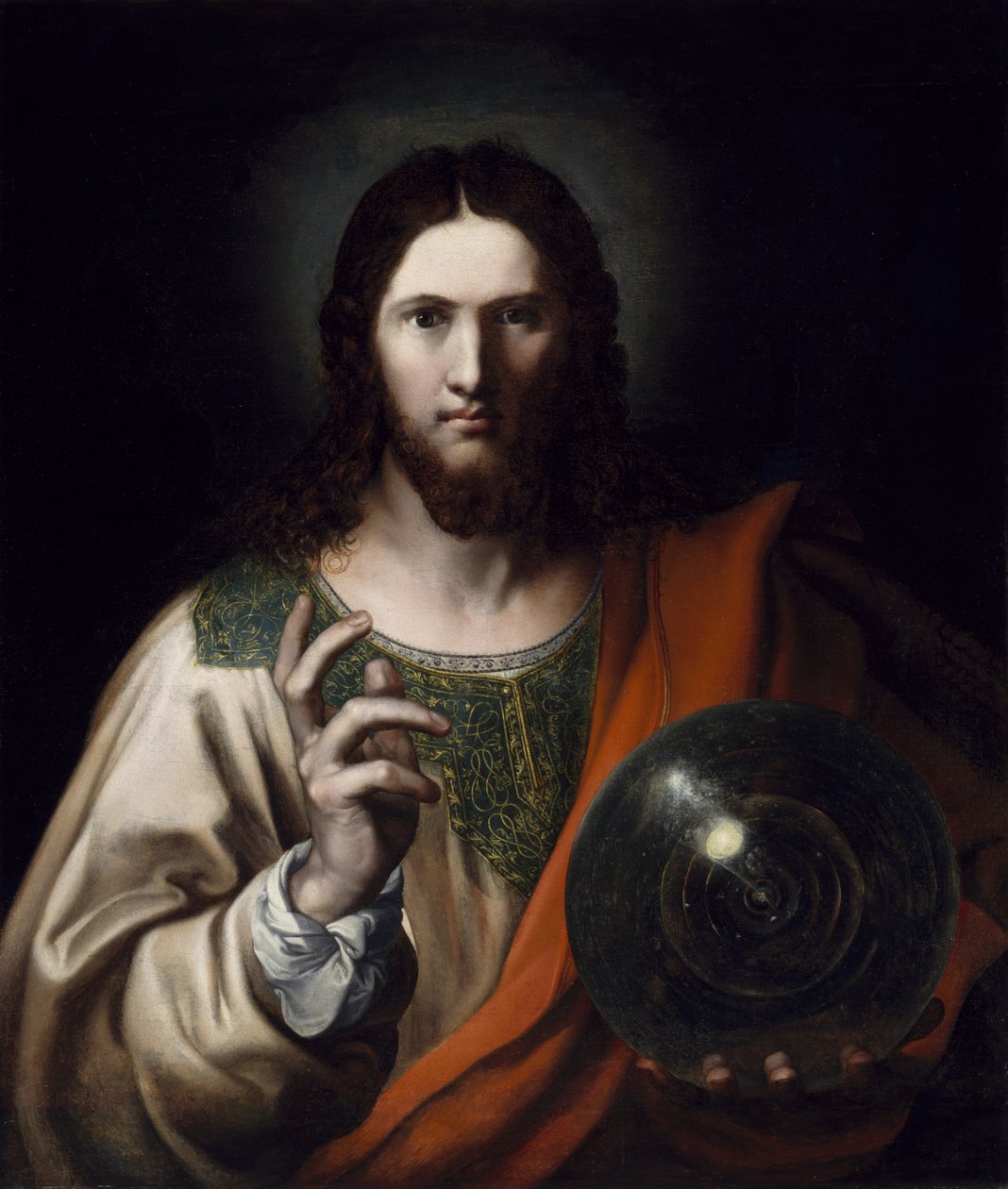 Salvator Mundi, třetí čtvrtina 16. století od Flemish School