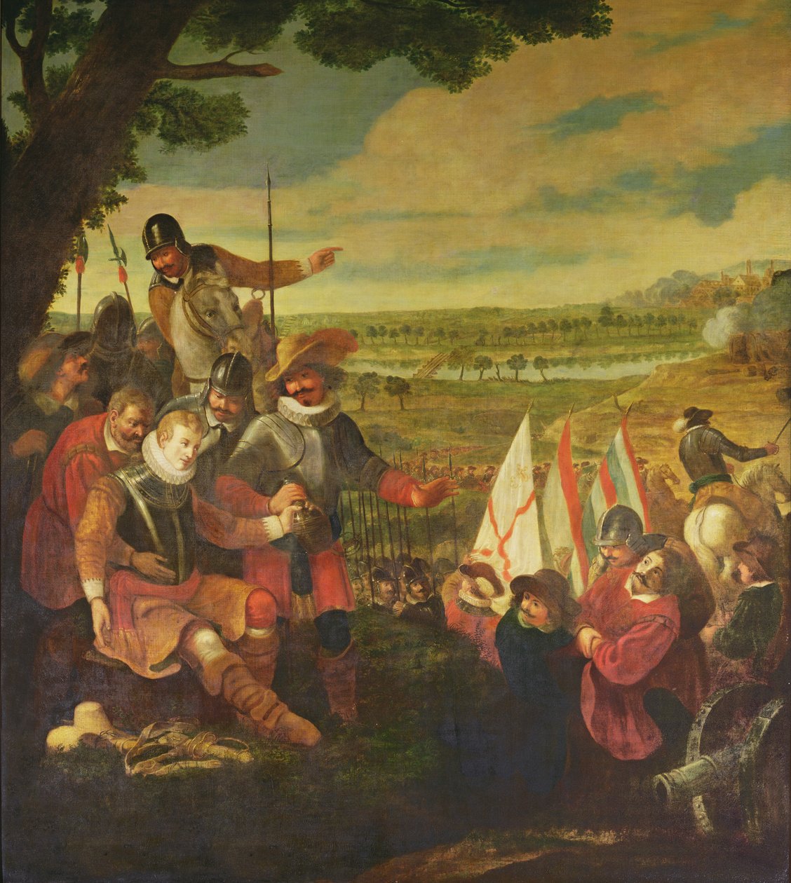 Zranění sira Philipa Sidneyho (1554-86) v bitvě u Zutphenu, 22. září 1586 od Flemish School